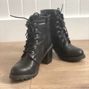 Black Combat Boots